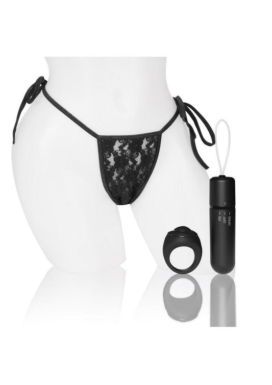 Screaming O My Secret 4T Panty Vibe with Remote Control - Black