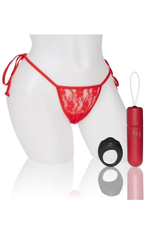 Screaming O My Secret 4T Panty Vibe with Remote Control - Red