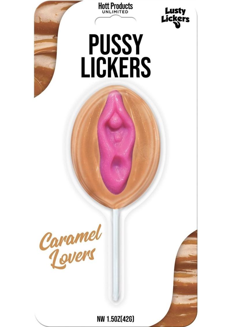 Lusty Lickers Pussy Lickers Caramel Lovers Lollipop