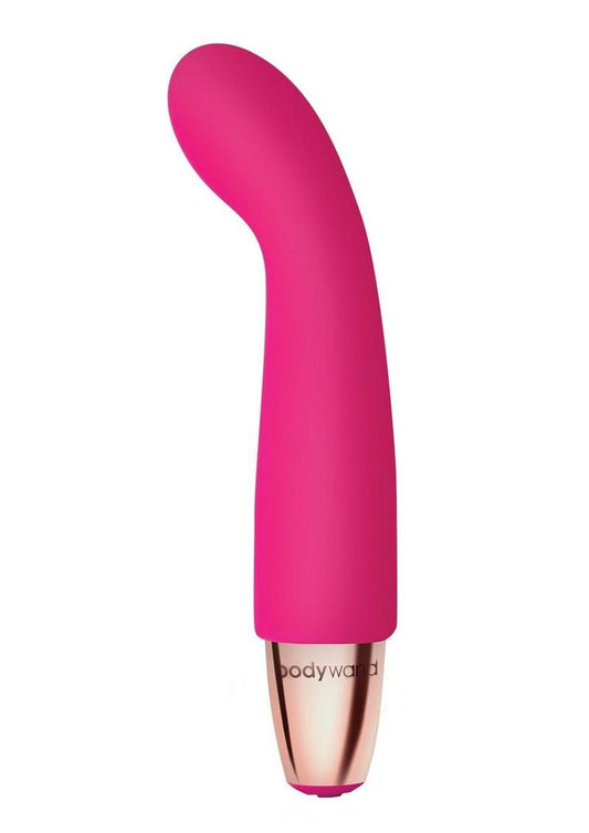 Bodywand Mini Vibes Tap Rechargeable Silicone G-Spot Vibrator - Pink