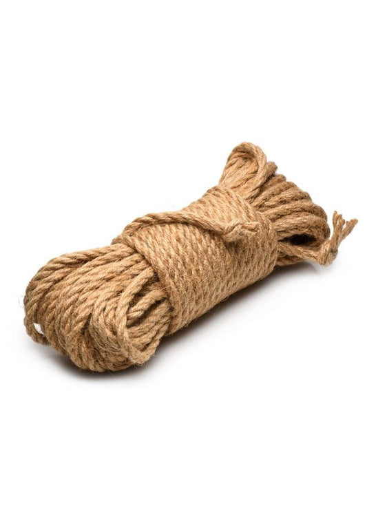 Tied Up Jute Bondage Rope 50ft - Tan