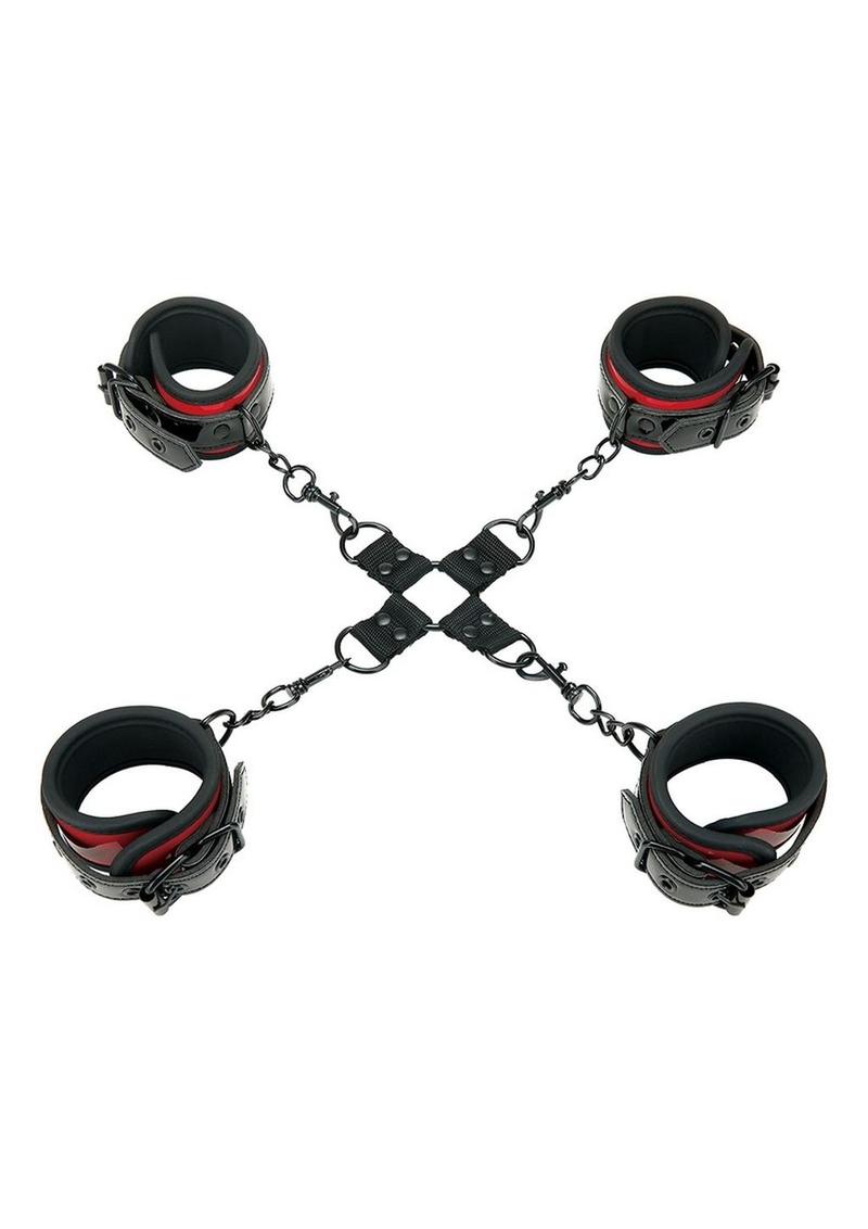 Whipsmart Heartbreaker Hogtie - Black/Red