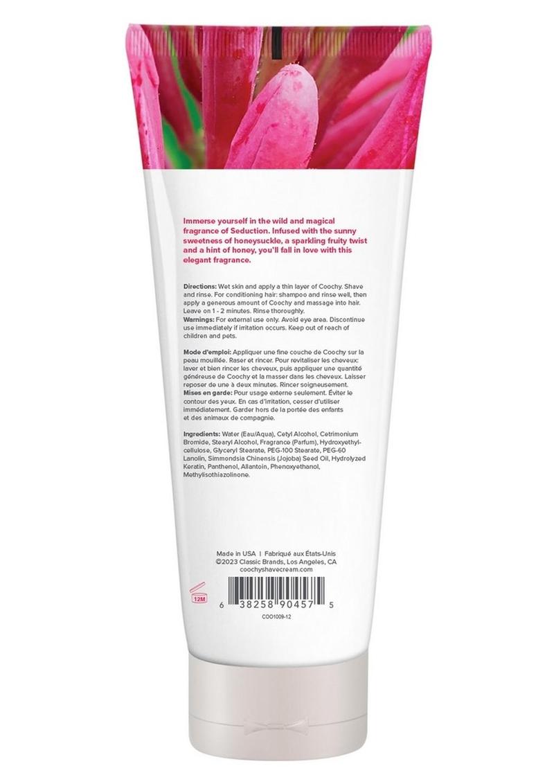 Coochy Shave Cream Seduction Honeysuckle/Citrus 12.5oz