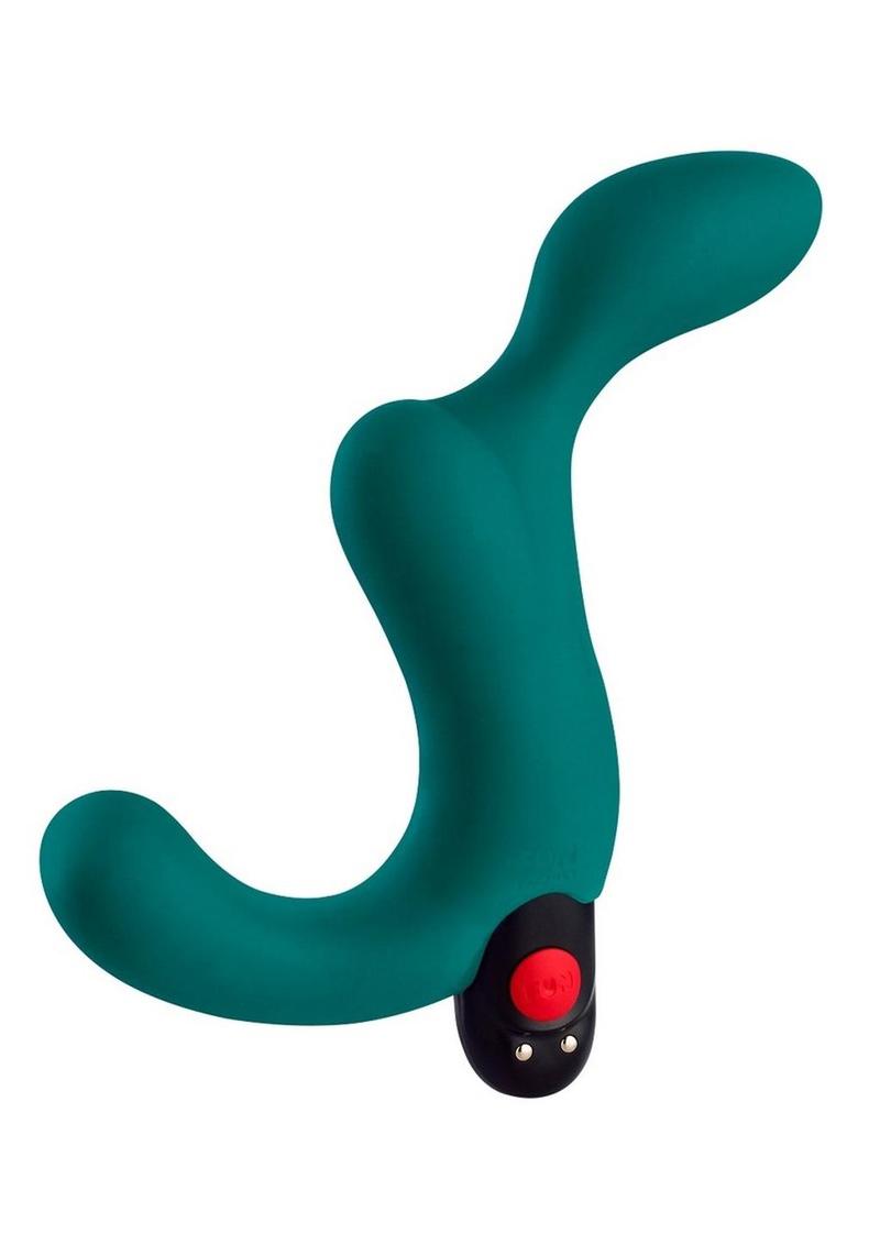 Duke Silicone Prostate Vibrator - Deep Sea Blue