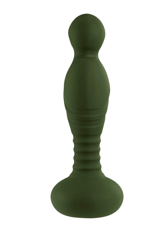 Gender X The General Rechargeable Silicone Vibrator with Remote Control - Green