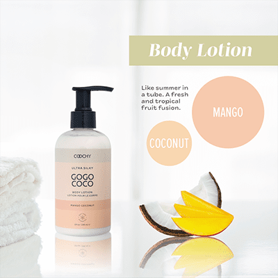 Coochy Ultra Silky Gogo Coco Body Lotion Mango Coconut 8oz